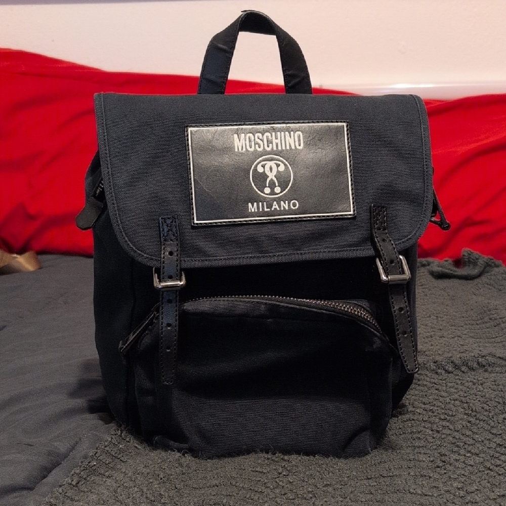 Moschino Milano Made In Italy Unisex Designer Backpack!